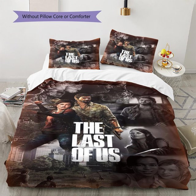 Last of Us Bettwäsche Set mit Bettbezug und 2 Kissenbezügen, Mehrfarbig, B/H: 250 x 220 cm - Bild 1