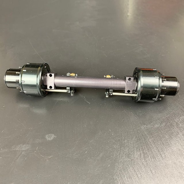 Tamiya Simulationslagerachse aus Metall, Maßstab 1:14, mit Bremsfunktion - Bild 1