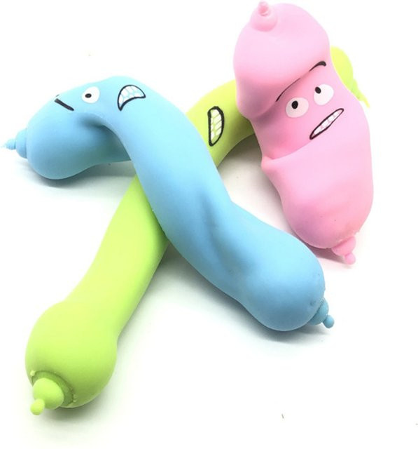 Meade Lustige Wurst, Weiches Spielzeug, Kunststoff, Dekompression Werkzeug - Bild 1