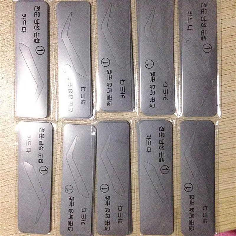 Augenbrauen Schablonen Set, 5 Stück, Unisex - Bild 2