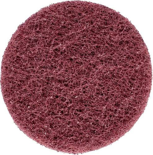 PFERD COMBIDISC weiche Vliesronde CD Ø 50mm A280 rot zum Reinigen und Satinieren von Metall und Lack für den Winkelschleifer - Bild 1