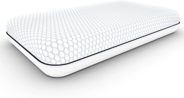 AM Qualitätsmatratzen Premium Nackenstützkissen mit Cooling-Effekt und TENCEL Bezug, höhenverstellbar, Weiß, B/T: 60 x 35 cm - Bild 1