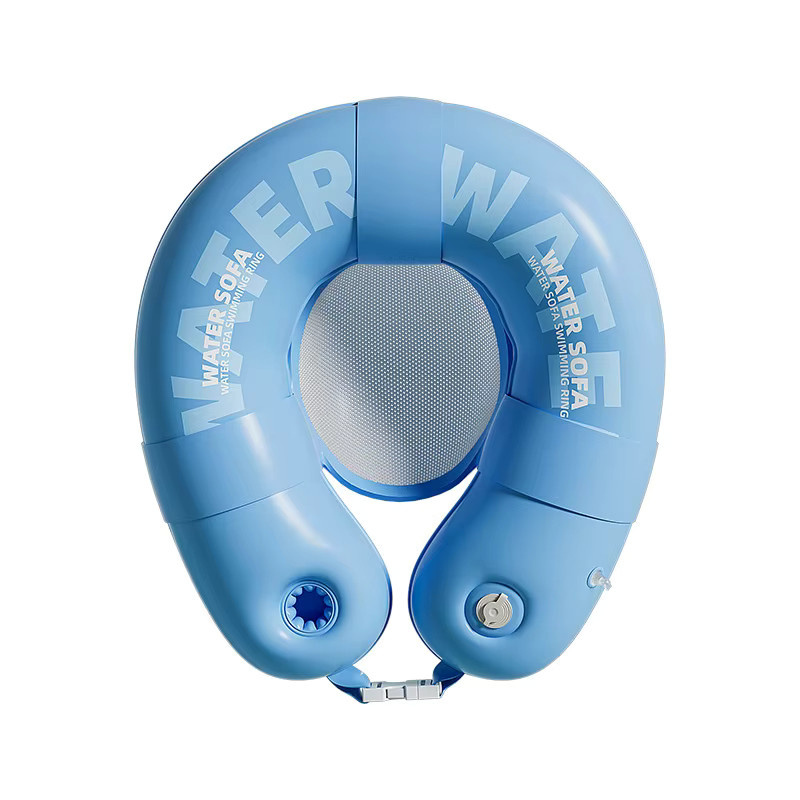 CatXaa Aufblasbare Schwimmliege für Erwachsene in Blau, verdickte Wasserhängematte für Pool und Outdoor-Entspannung - Bild 3