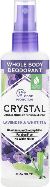 Crystal Mineral Deodorant Spray Lavendel & Weißer Tee, 118 ml, Unisex - Bild 1