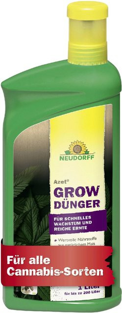 Neudorff Grow-Dünger Azet flüssig für Cannabispflanzen, 3 l - Bild 1