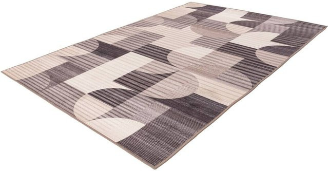 Kayoom Teppich Bluster 425 in Taupe/Beige aus Polyester, B/L: 120 x 170 cm - Bild 1