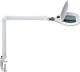 MAULcrystal LED-Lupenleuchte in Weiß, stufenlos dimmbar mit Clip-Halterung - Bild 1