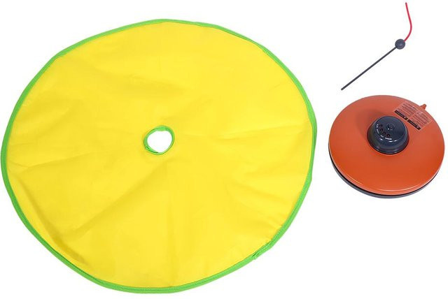 TOMTOP JMS Elektronische Miau Undercover Krallmaus Katze, Interaktives Spielzeug, 4 Geschwindigkeiten, yellow - Bild 1