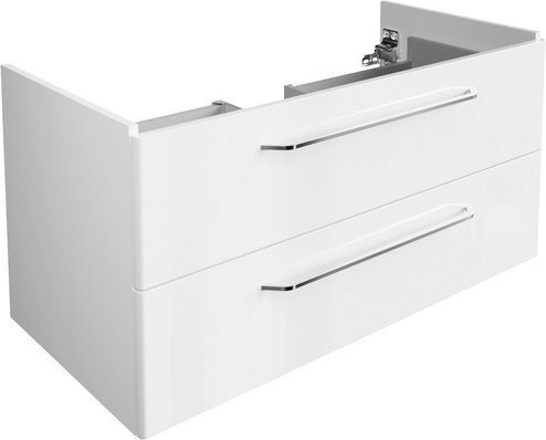 Waschtischunterschrank Fackelmann Milano Weiß B/H/T: 100 x 49,2 x 47,6 cm - Bild 2