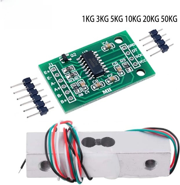 wishiot HX711 AD Modul Wägezellen-Kit mit programmierbarem Mikro-Gewichtssensor für Arduino - Bild 1