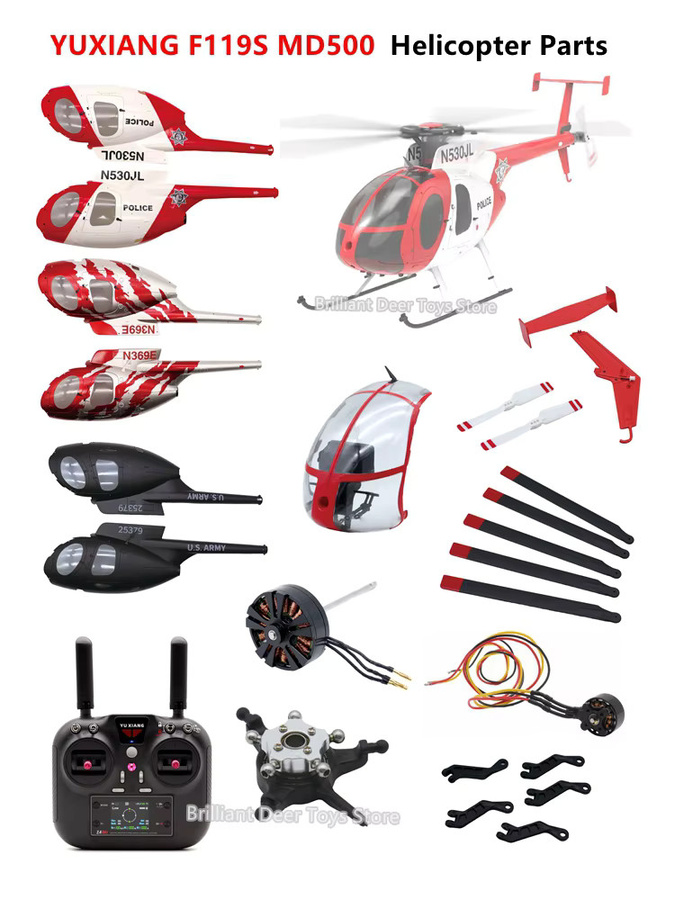 YUXIANG F119S MD500 RC Hubschrauber Originalteile, Zubehör - Bild 3