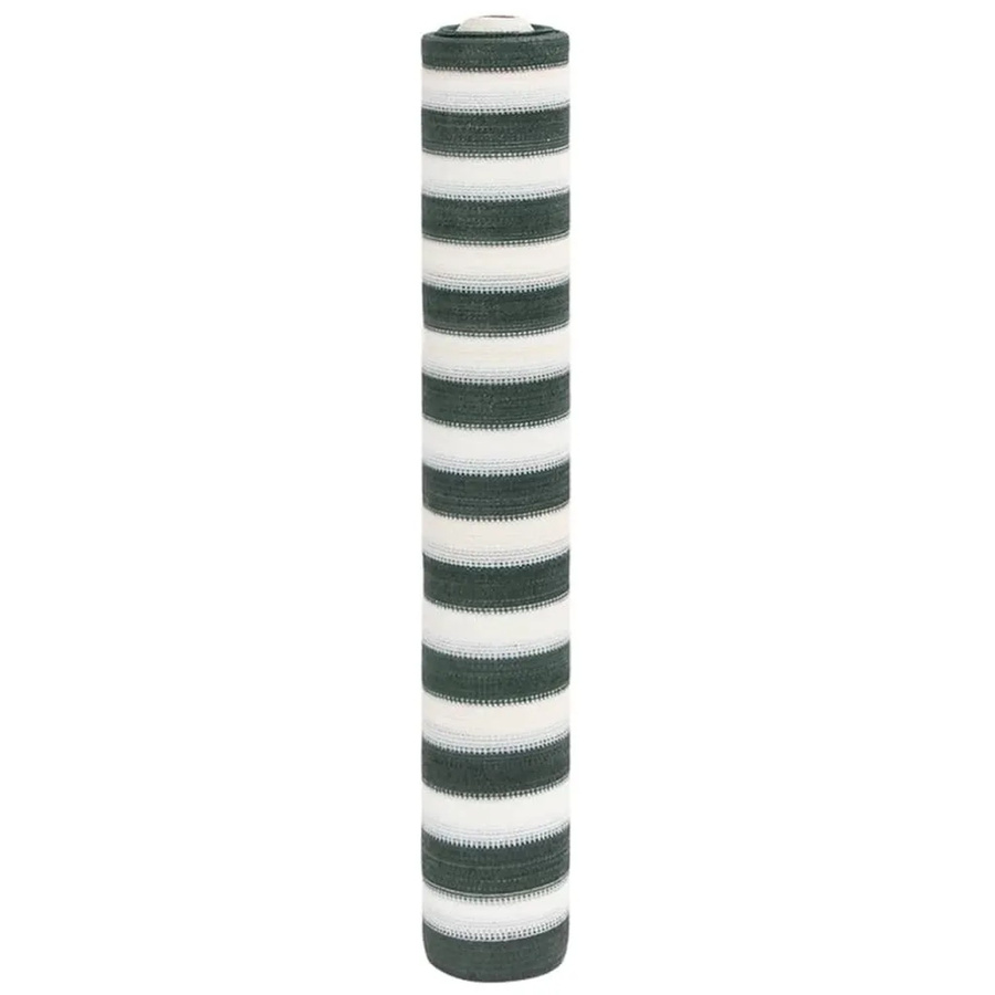 vidaXL Zaunblende aus Kunststoff in Grün und Weiß, semi-transparent, Höhe: 180 cm, Länge: 50 m - Bild 2