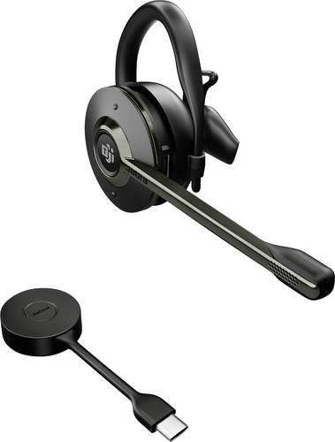 Jabra Engage 55 SE UC Convertible DECT Mono On-Ear Headset mit USB-A in Schwarz - Bild 1