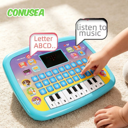 CONUSEA Englisches Alphabet-Studium, Lerncomputer, mit Musik und Sound, ab 0 Jahre