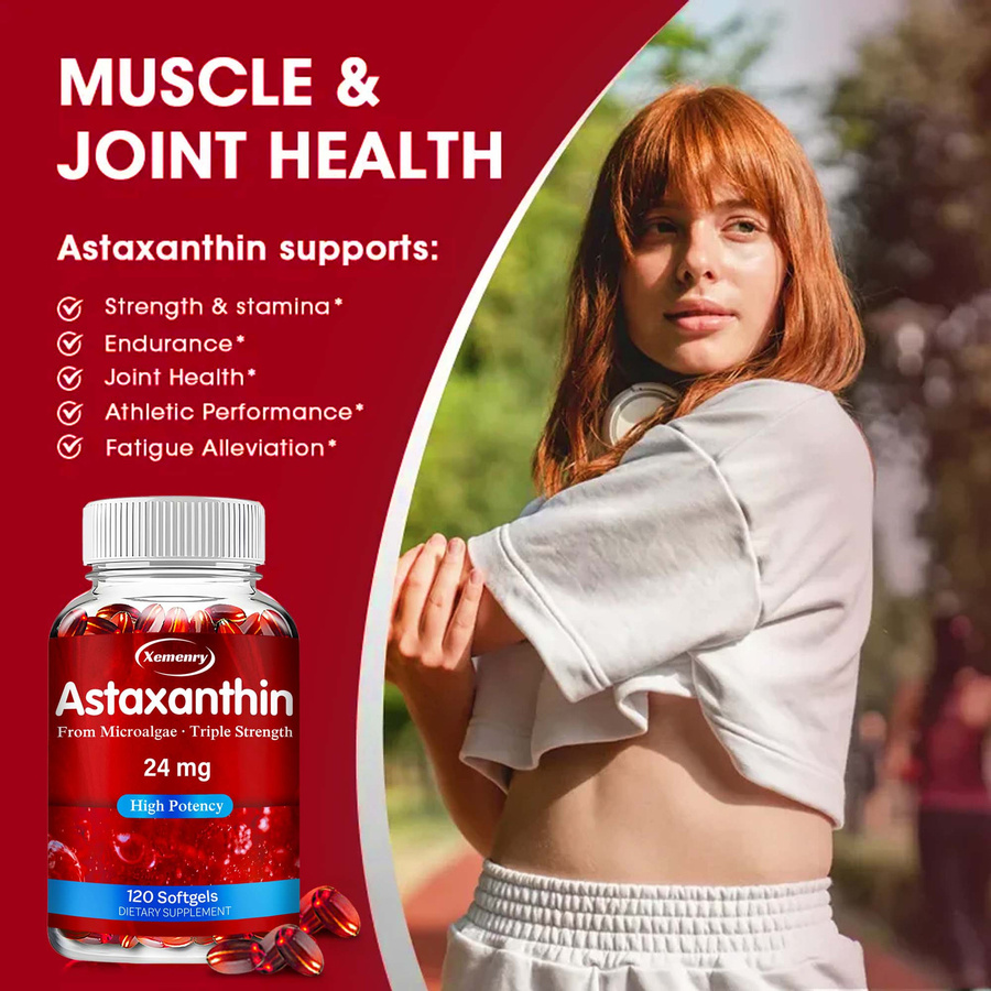 Pslalae Astaxanthin 24mg, 120 Kapseln, Unisex - Bild 3