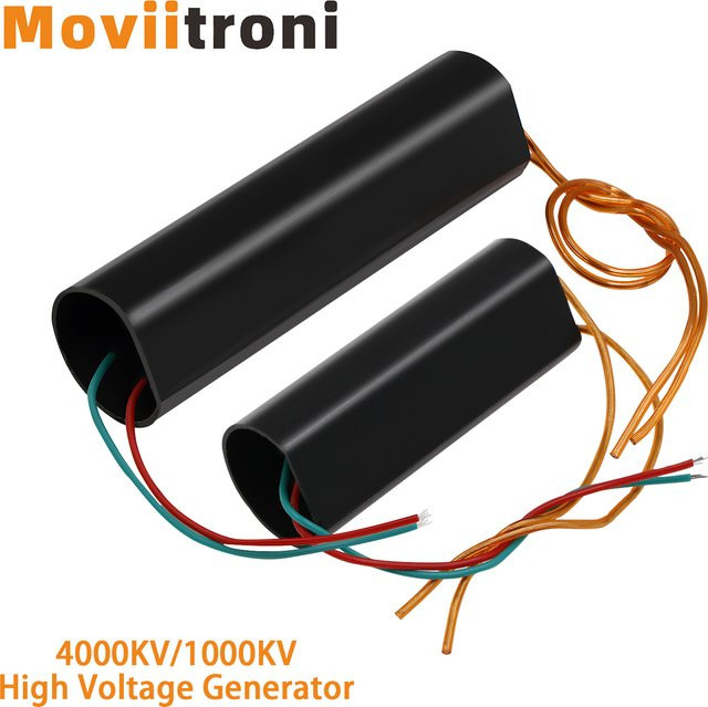 Hochspannungsimpulsgenerator Boost Step Up Power Modul Transformator mit Eingang DC 3V-6V und Ausgang 400KV/1000KV in Schwarz - Bild 1