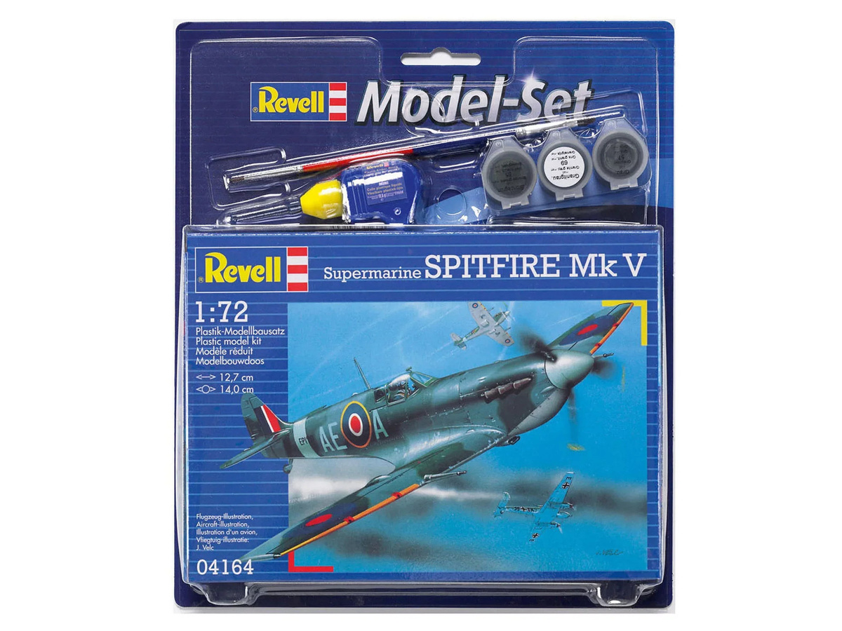 Revell Spitfire Mk V Model Set, Fahrzeuge, ab 8 Jahren - Bild 2