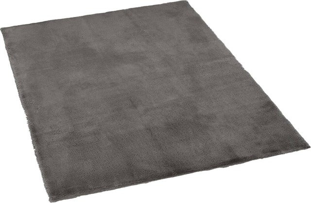 Teppich Buggy grau aus Fellimitat, Breite: 160 cm, Länge: 220 cm - Bild 1