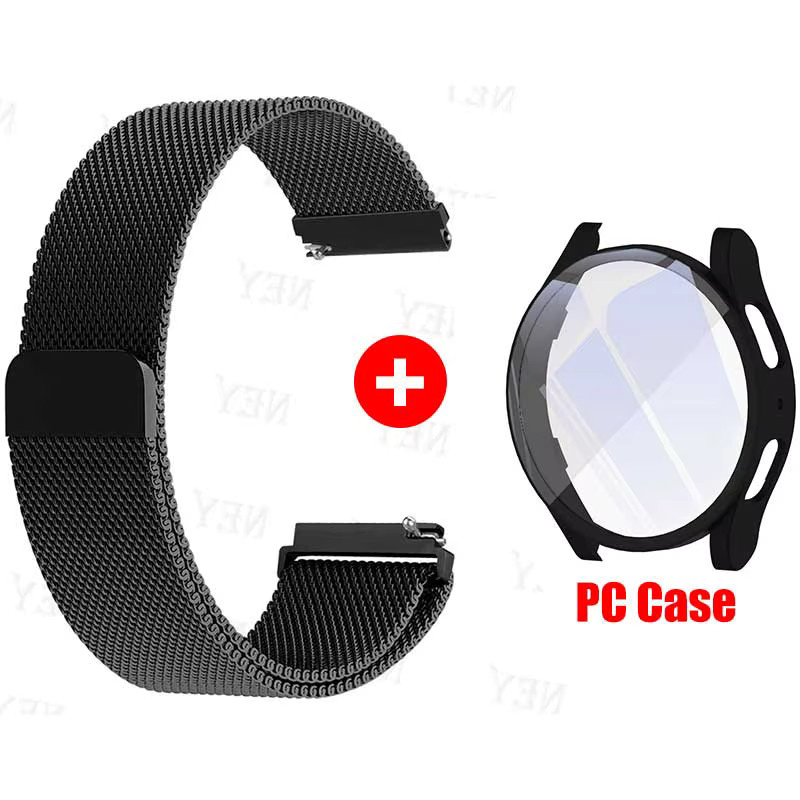 NEY Uhrenzubehör Set, Milanese-Loop-Armband, Edelstahl, Samsung Galaxy Watch 7 6 44/40 mm, Unisex - Bild 2