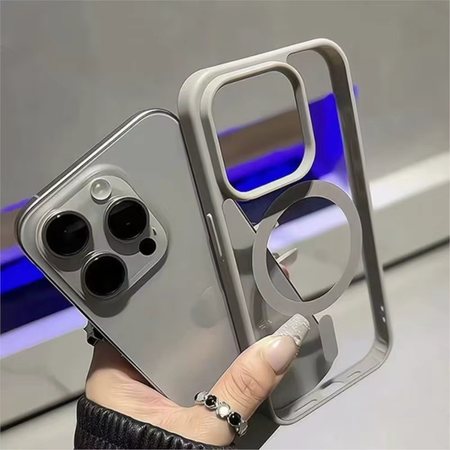Stoßfeste MagSafe Wireless Charging Hülle für iPhone 11 bis 17 Pro Max in Weiß - Bild 2