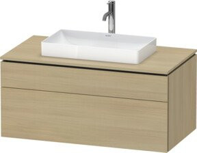 Duravit Waschtischunterschrank L-Cube beige matt, wandhängend, 1 Kast, 1 Auszug, B: 102 cm, T: 55 cm, H: 48,2 cm - Bild 1
