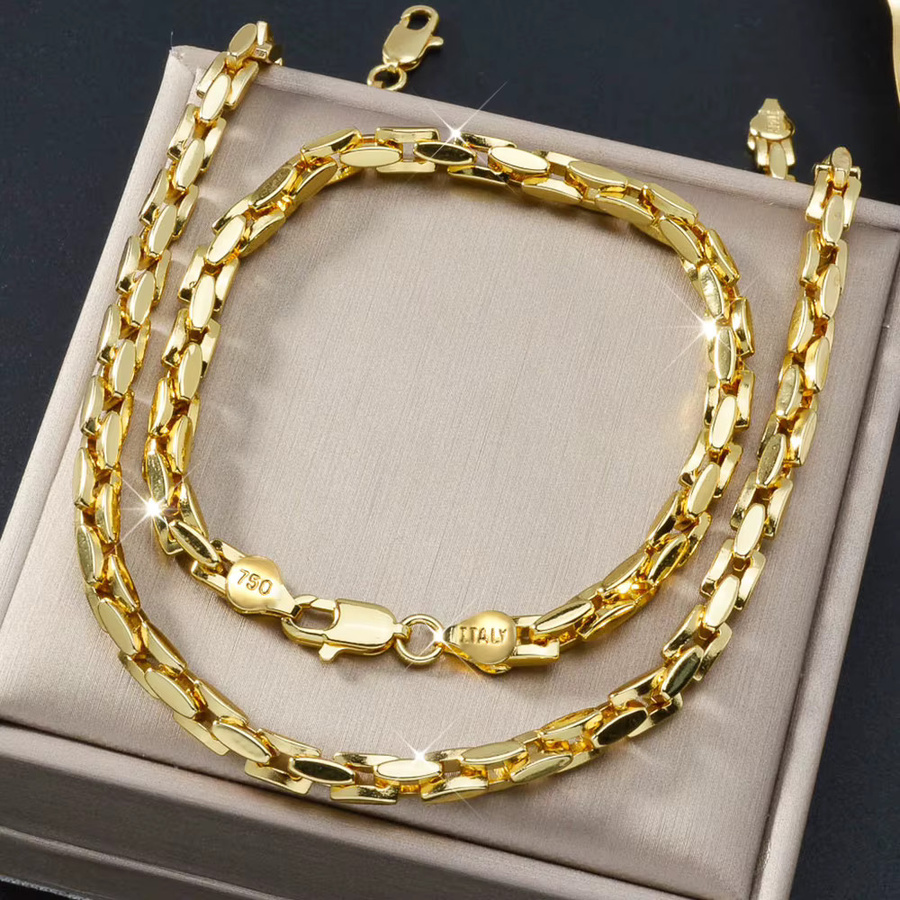 sny Halskette, 18 Karat vergoldet, Gold, Unisex - Bild 4