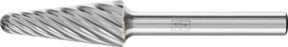 PFERD Hartmetall Hochleistungsfrässtift INOX Rundkegel KEL Farbe: Silber, Durchmesser: 12 mm, Länge: 30 mm, Schaft-Durchmesser: 6 mm für Edelstahl - Bild 1