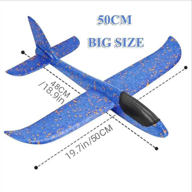 Fashnics Handwurf-Gleiter Schaumstoff-Flugzeugspielzeug gelb 3-6 Jahre - Bild 1