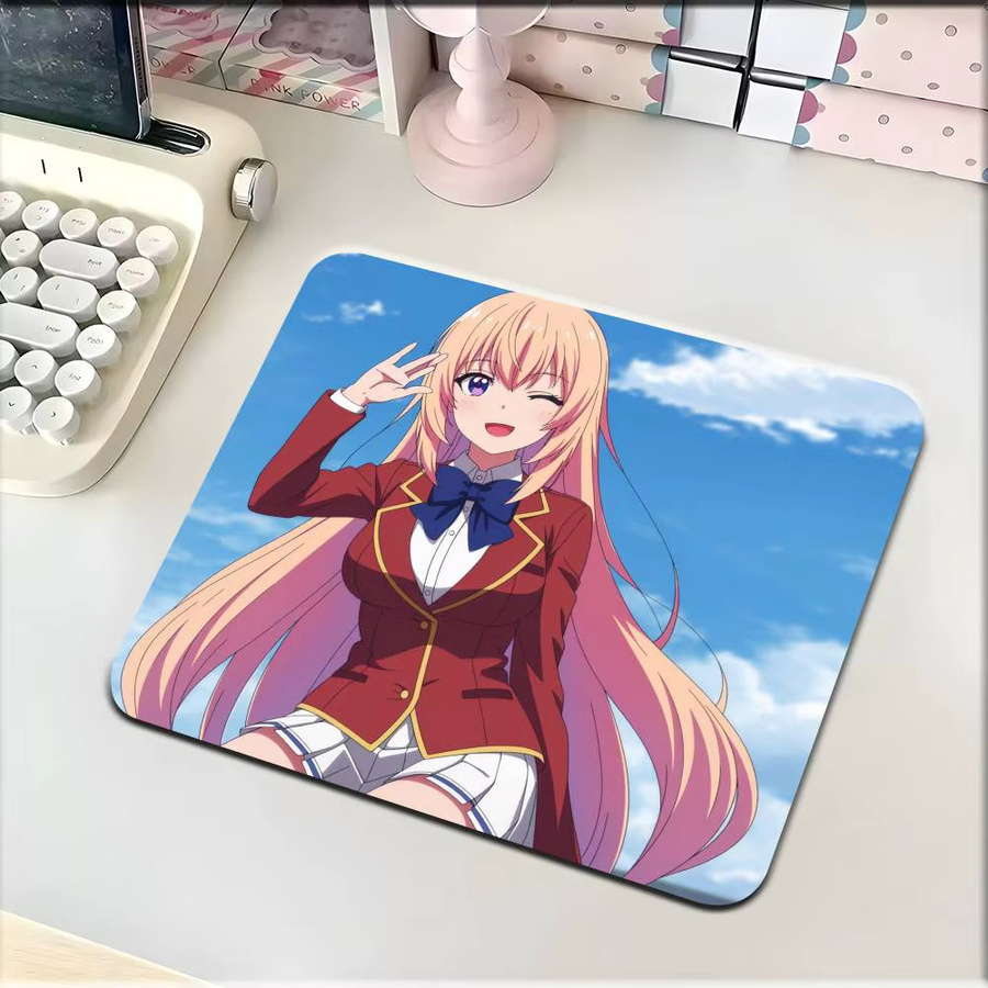 Moetch Anime Klassenzimmer Mauspad rutschfeste Schreibtischunterlage Multicolor - Bild 4