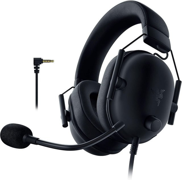 Razer BlackShark V2 X Over-Ear Gaming-Headset für PlayStation und Xbox, Schwarz, 3,5 mm Klinke - Bild 2