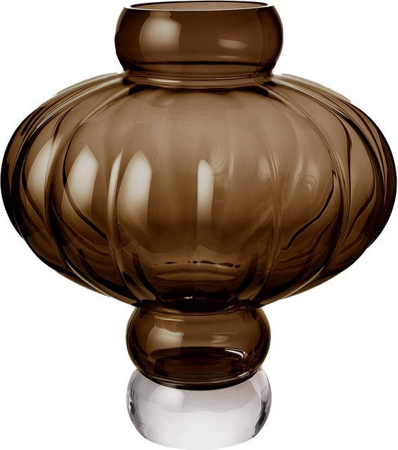 Louise Roe Vase Balloon 08 in Smoke aus Glas in Ballonform - Bild 1