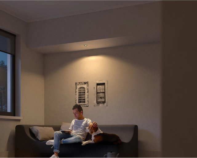 Philips Hue LED-Einbauspot Milliskin rund in Silber inklusive Dimmschalter - Bild 1