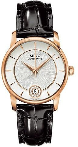Mido Armbanduhr Automatik, Edelstahl, Silber, Leder, Damen - Bild 1