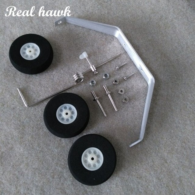 Real Hawk Aluminium Hauptfahrwerksrad-Kit Cessna 182 Ersatz - Bild 1