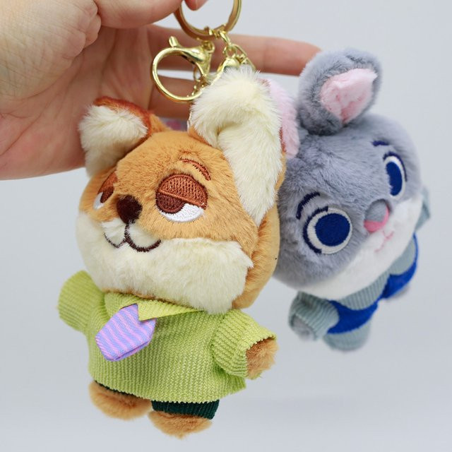 Hasbro Disney Judy Nick Fuchs Hase, Plüsch-Anhänger, Bunt / Mehrfarbig - Bild 1