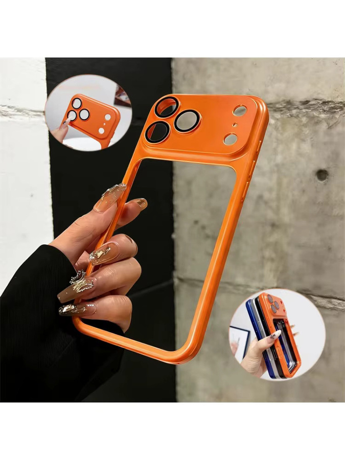 Stoßfeste iPhone Hülle mit Kameralinsen-Schutz und Hartschale in Blau für iPhone 17, iPhone 17 Pro, iPhone 16 Pro und iPhone 16 Pro Max - Bild 4