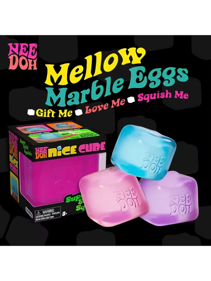 Schylling Needoh Nice Cube, Sensorischer Würfel, Fidget-Spielzeug - Bild 5