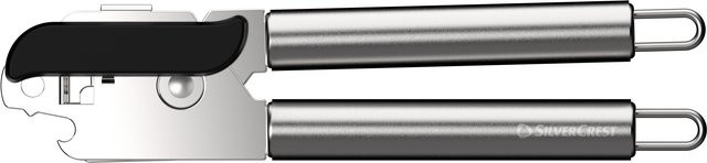 SILVERCREST Küchenhelfer Dosenöffner aus Edelstahl in Silber - Bild 1