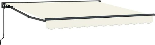 vidaXL Einziehbare Markise in Beige aus Polyester und Metall, B/T/H: 300 x 250 x 165 cm - Bild 1