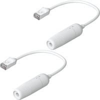 Easy Cable Ubiquiti Cat.6a F/UTP Ethernet LAN Verlängerungskabel, Weiß, 2er Pack - Bild 1