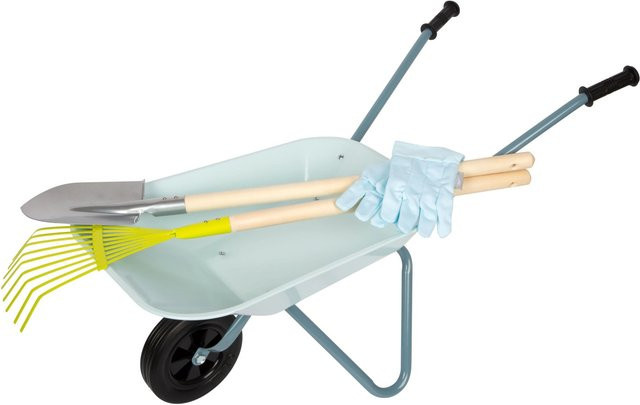 small foot Gartenwerkzeug-Set mit Schubkarre, mehrfarbig, Metall und Holz - Bild 1