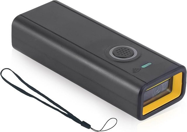 Bisofice Mini Barcode Scanner 1D/2D Schwarz mit 2,4G Wireless, Bluetooth und USB Verbindung - Bild 1