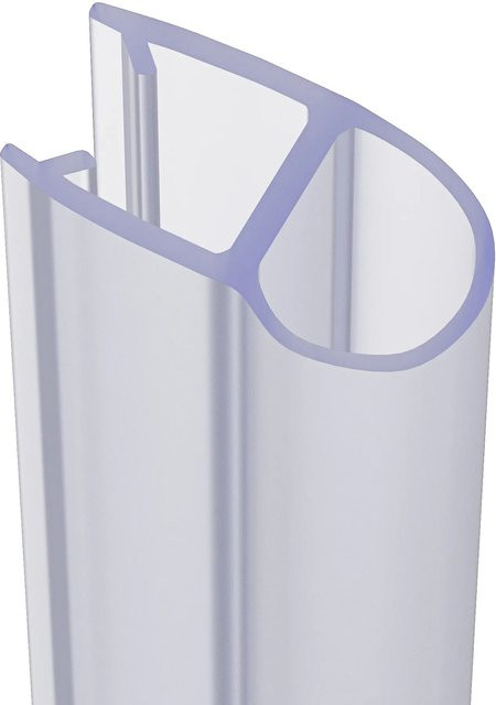 baliv Wasserabweisprofil O-Form in Chrome und Transparent für 5-6 mm Glas - Bild 1