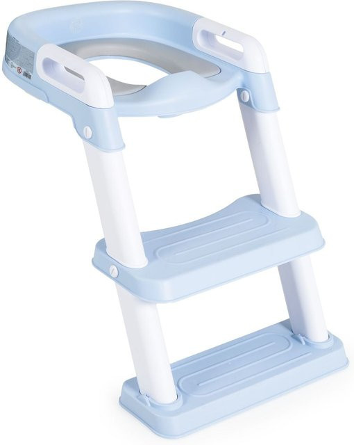 Moni Toilettentrainer Lifty faltbar mit abnehmbarem Toilettensitz und Stufen in Blau bis 35 kg - Bild 1