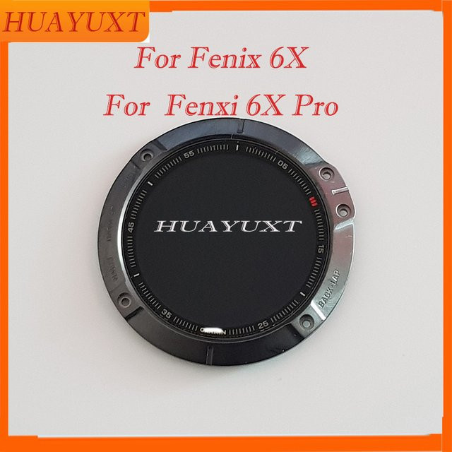 Garmin Fenix 6X Pro Standard Edition LCD Bildschirm Ersatzpanel Schwarz 51mm - Bild 1