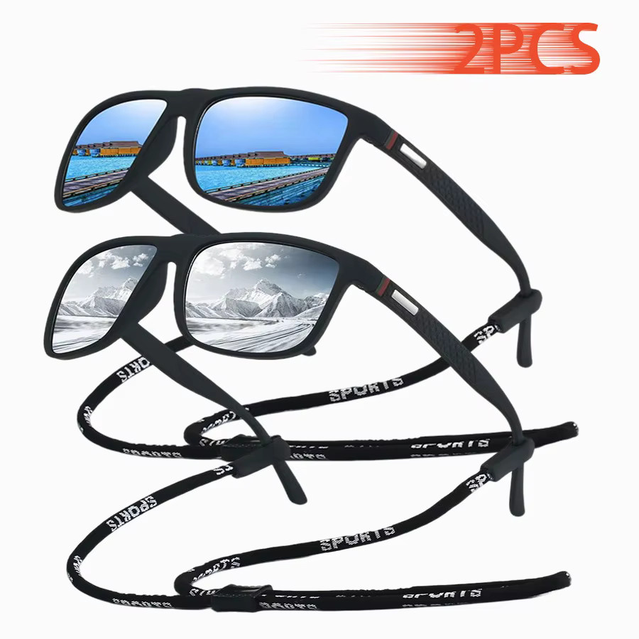 WSZ Sonnenbrille, Vollrand, rechteckig, Kunststoff, Multicolor, Unisex - Bild 1