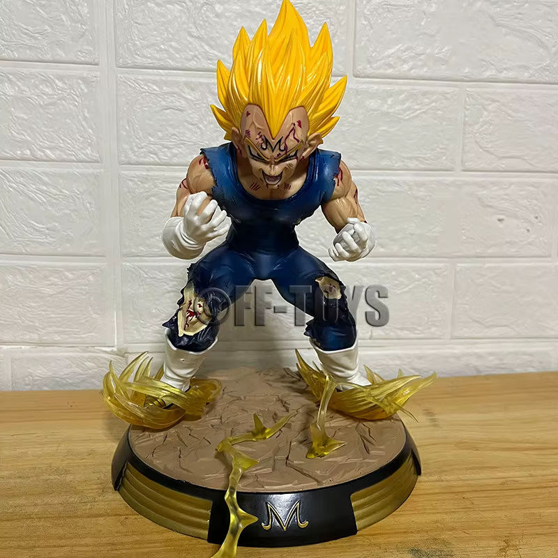 Bandai Dragon Ball Z Majin Vegeta Figur aus PVC mit Basis, mehrfarbig, Höhe: 28 cm - Bild 2