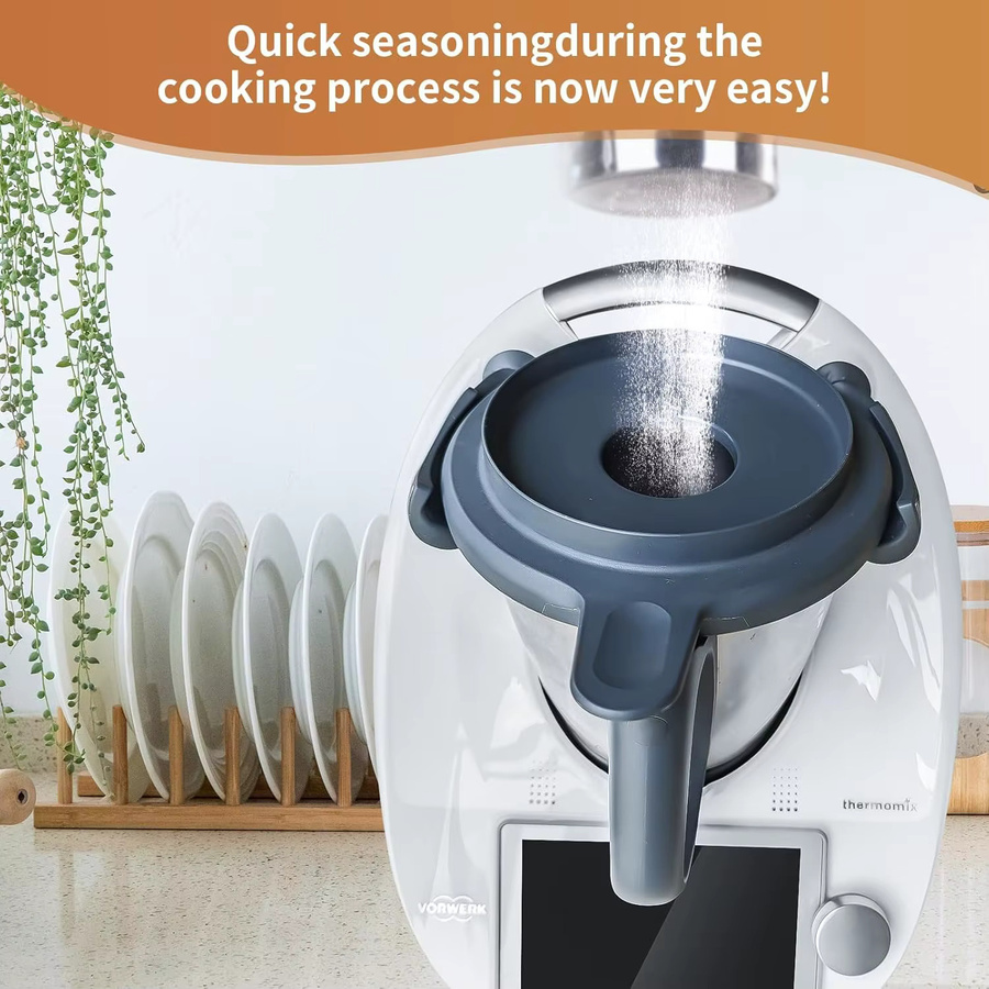 Vorwerk Mischtopf-Deckel für Thermomix TM6 und TM5 Zubehör Weitmunddeckel - Bild 4