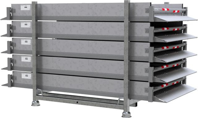 Schake Grabenbrücke aus Stahl und Aluminium in Silber - Bild 1