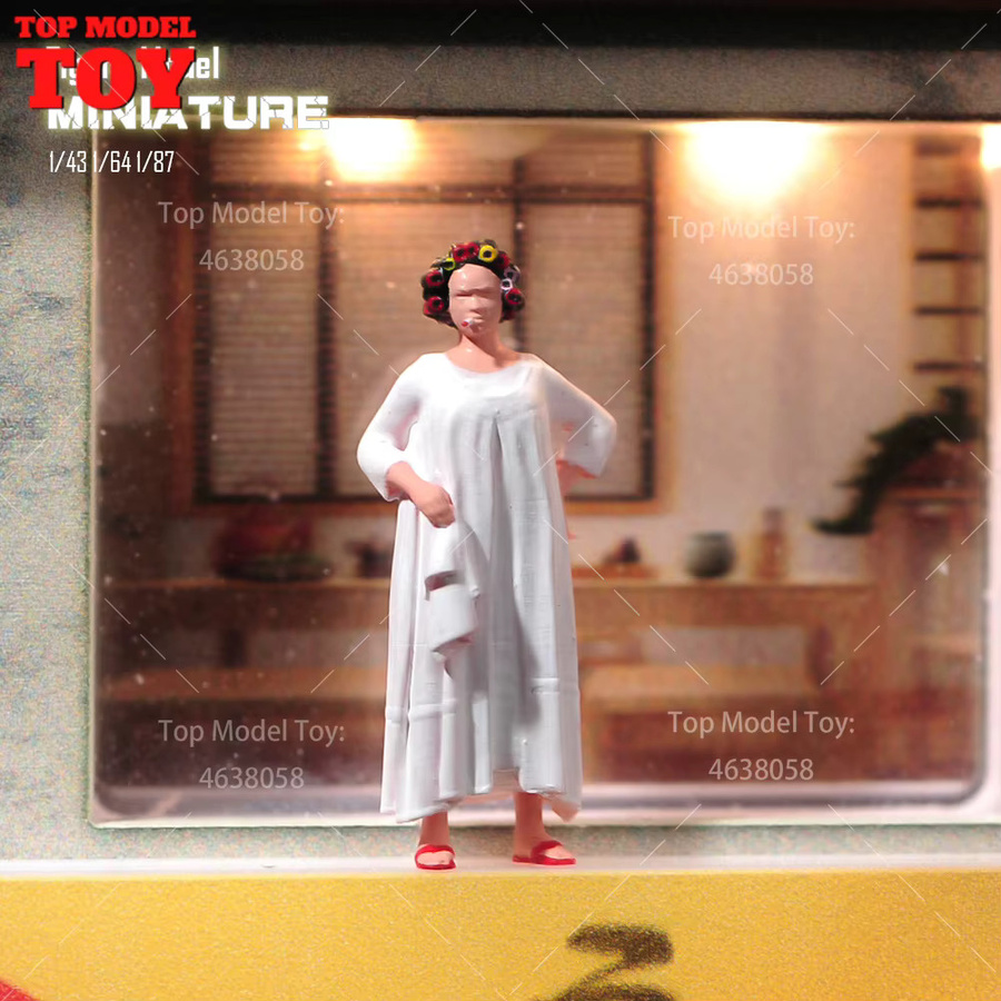 MAK Kung Fu Wirtin Mädchen, unbemaltes Modell, Einzelfigur - Bild 3